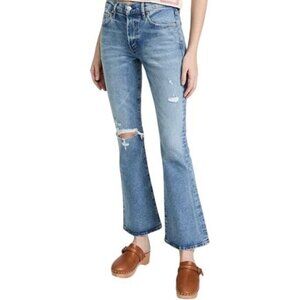 Citizens Of Humanity Emannuelle Womens Mid Rise Bootcut Distressed Jeans Size 29